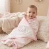 SET DE TOALLA CON CAPUCHA Y GUANTE DE BAÑO | BABY BATH