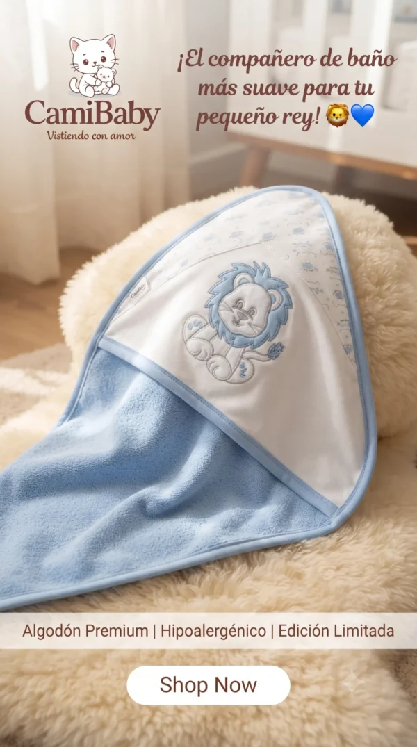 colchas 2.3 MANTA DE SALIDA CON CAPUCHA ESQUINERA | BABY ESSENTIALS