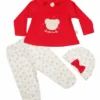 AJUAR CLÍNICO DE 3 PZAS PARA BEBÉ (0 A 3 MESES): COLECCIÓN TERNURA FLORAL