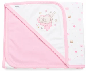 MANTA DE SALIDA CON CAPUCHA ESQUINERA | BABY ESSENTIALS