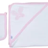 SET DE TOALLA CON CAPUCHA Y GUANTE DE BAÑO | BABY BATH