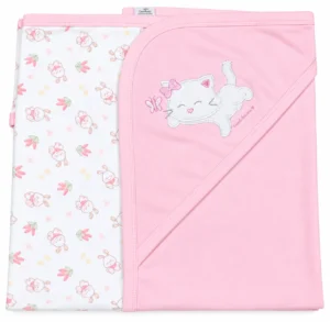 MANTA DE SALIDA CON CAPUCHA ESQUINERA | BABY ESSENTIALS