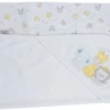 MANTA DE SALIDA CON CAPUCHA ESQUINERA | BABY ESSENTIALS