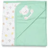 MANTA DE SALIDA CON CAPUCHA ESQUINERA | BABY ESSENTIALS