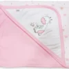 MANTA DE SALIDA CON CAPUCHA ESQUINERA | BABY ESSENTIALS