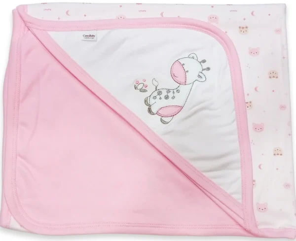 MANTA DE SALIDA CON CAPUCHA ESQUINERA | BABY ESSENTIALS