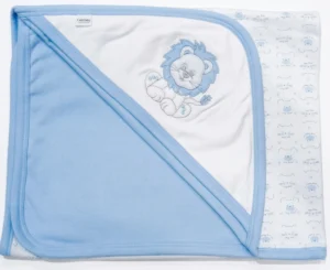 MANTA DE SALIDA CON CAPUCHA ESQUINERA | BABY ESSENTIALS