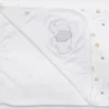 MANTA DE SALIDA CON CAPUCHA ESQUINERA | BABY ESSENTIALS
