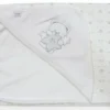 MANTA DE SALIDA CON CAPUCHA ESQUINERA | BABY ESSENTIALS