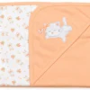 MANTA DE SALIDA CON CAPUCHA ESQUINERA | BABY ESSENTIALS
